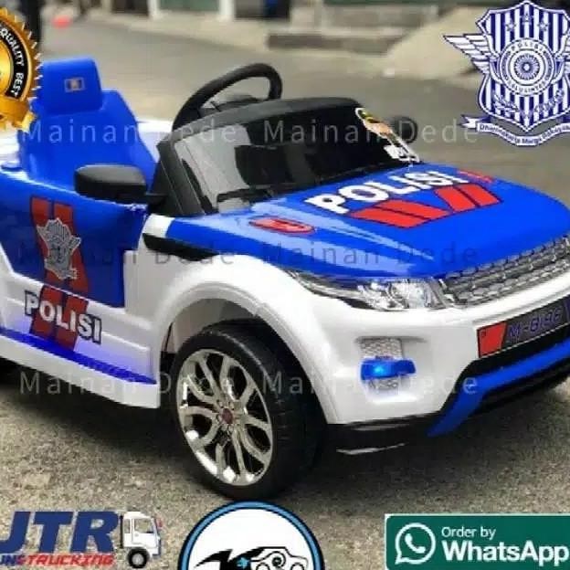 Grosir Mainan Anak Mobil Aki Range Rover Besar . Ban Full Karet