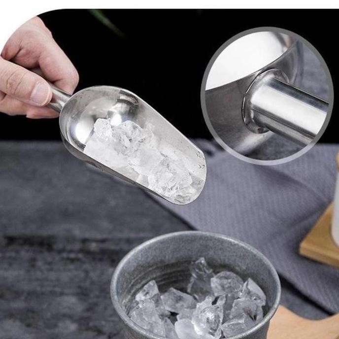 

Terlaris Sendok Skop Es Batu Sendok Sekop Beras Es Batu Cemilan Stainless Tebal Sekop Tepung