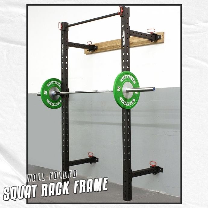Sale Isofit.Id Wall Folded Squat Rack Frame / Foldable Squat Rack / Squat Rack Lipat Dinding Minimal