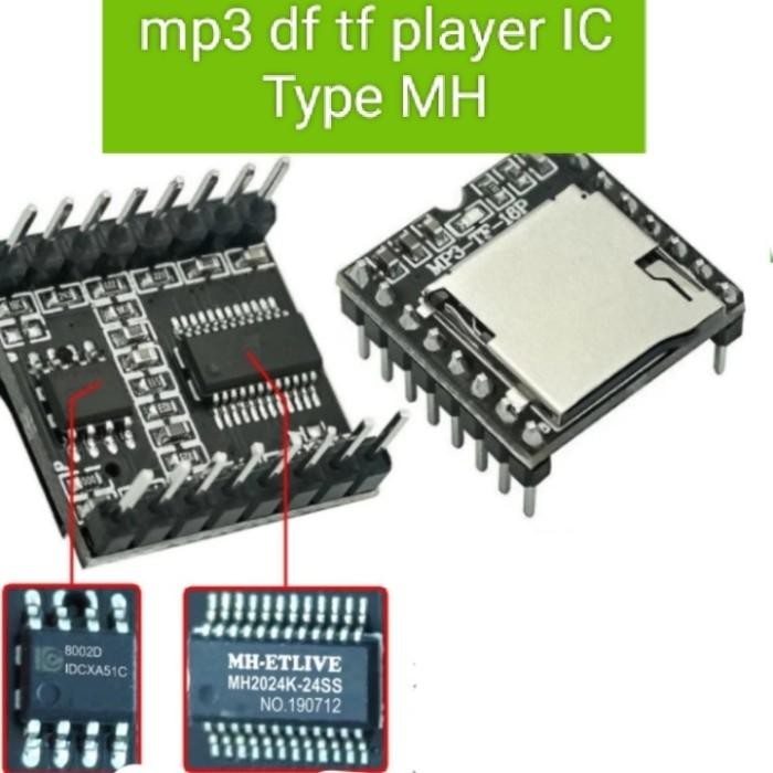 Df player mp3 tf 24 pin module 24pin ic aruino uno mega