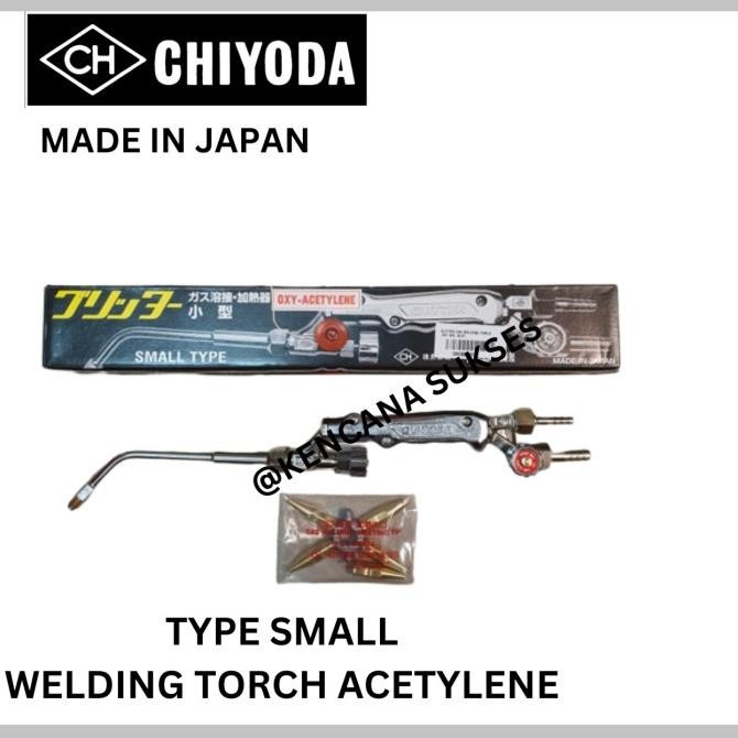 Chiyoda Glitter Gas Welding Torch Set Type Small Acetylene New Stok