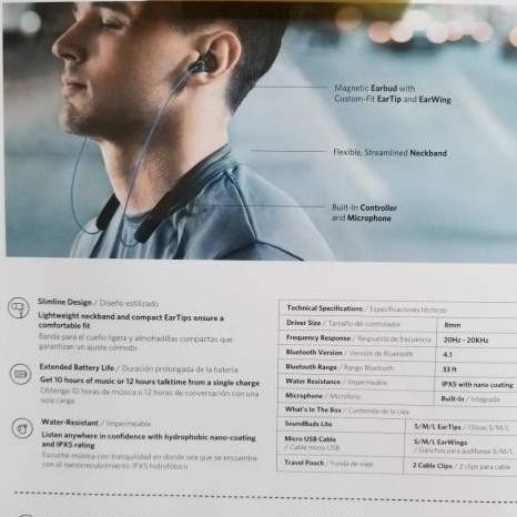 Murah Anker Soundbuds Lite Headset Bluetooth Neckband Resmi Anker A3271