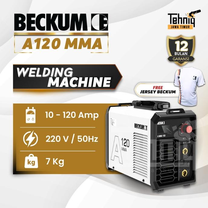 Mesin Las Listrik Beckum Mma A 120 / Trafo Las New Stok