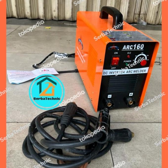 Daesung Mma Arc 160 Mesin Travo Las Inverter Arc160 Korea New Stok