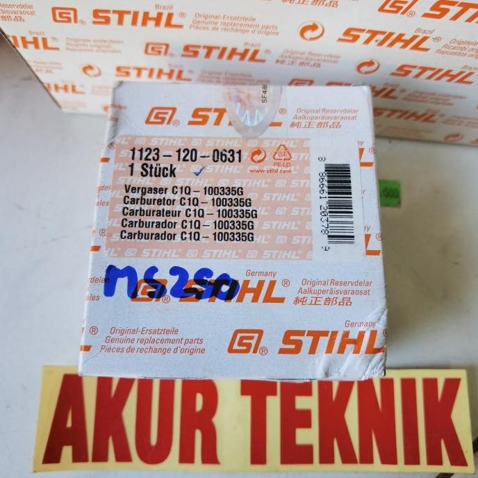 Carburator Karburator Senso Stihl Ms 250 Stihl Asli New Stok