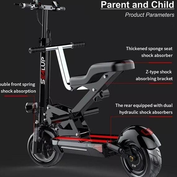 Murah Premium Sealup Q13 Electric Scooter / Skuter Listrik Dewasa / Elektrik