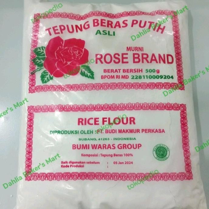 

Terlaris Tepung Beras Rose Brand 500 Gram