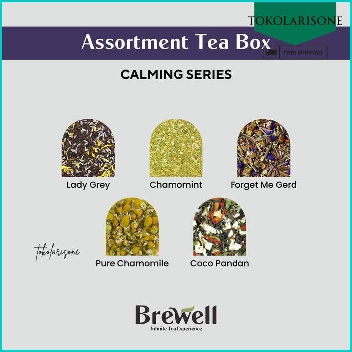 

BREWELL ASSORTMENT TEA BOX - CALMING SERIES