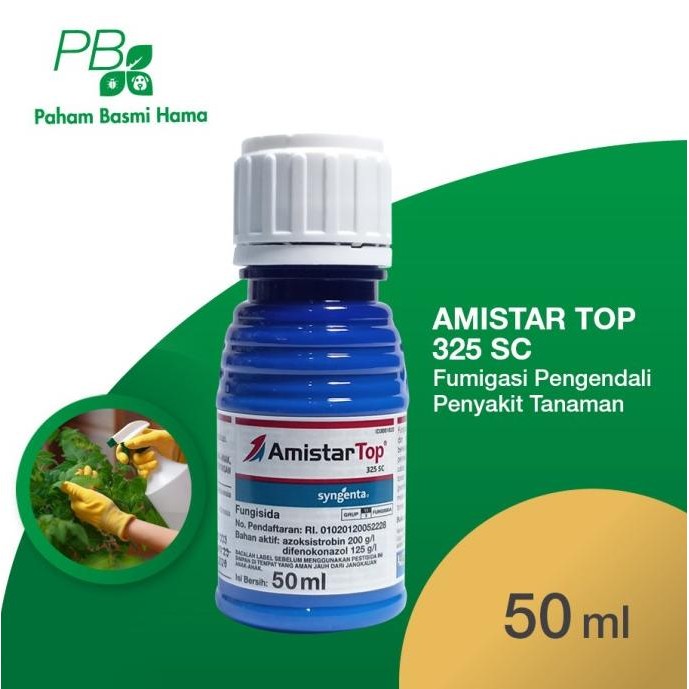 

Terlaris Amistartop 325 Sc - Fungisida - Amistar Top - Padi - Jamur - 50 Ml