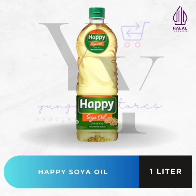 

EXP LAMA HAPPY SOYA OIL / MINYAK KEDELAI BOTOL 1 LITER