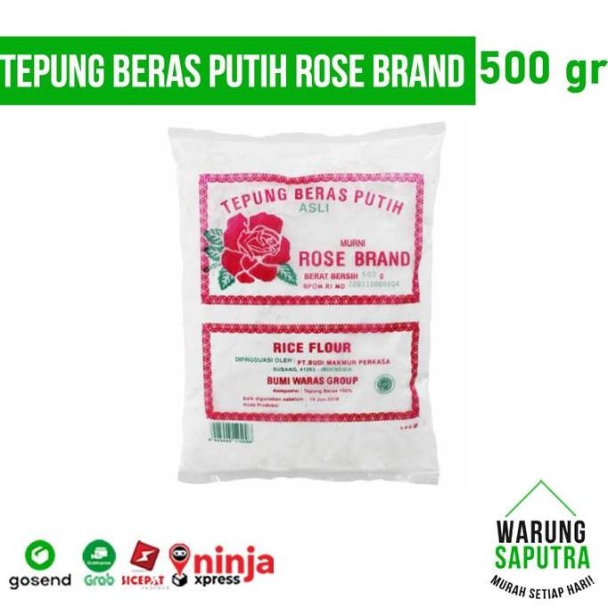 

Terlaris Tepung Beras Putih Rose Brand 500G