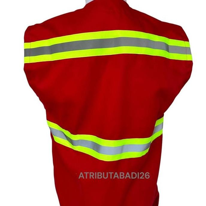 Terlaris Rompi Proyek/Rompi Tambang/Rompi Safety/Rompi Lapangan Pria Tebal Keren Dewasa Casual Ready