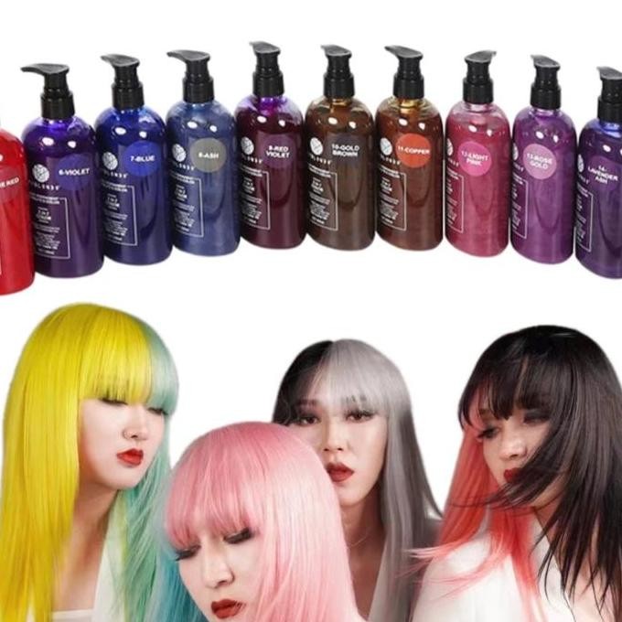 MYBLONDO Hair Mask 300ML Masker Pewarna Rambut Extract Castrol Oil Italy Bebas Paraben & Ammonia Dye