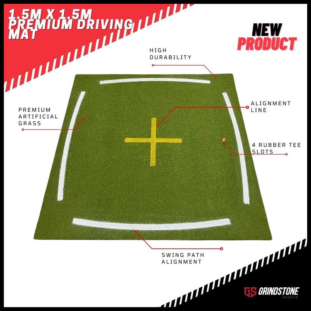 PREMIUM GOLF DRIVING MAT -  MATRAS KARPET RUMPUT DRIVING GOLF