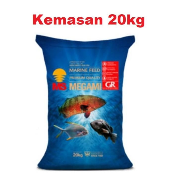 

Terlaris Pelet Megami 20Kg Protein 48% Tipe Sinking Tenggelam Pelet Ikan Koi Koki Goldfish Predator Oscar Chicild Kakap Kerapu Ikan Laut