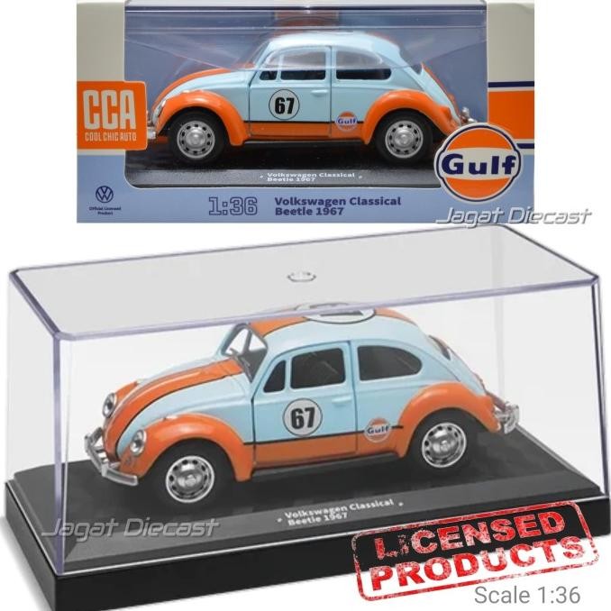CCA Volkswagen Beetle Classical 1963 Gulf Series Mobilan Jagat Diecast