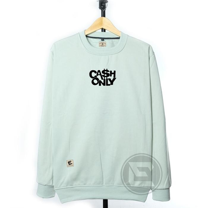 Erfolg Clothing Sweater Sweatshirt Oblong Basic Sablon Motif Only Distro Branded Lokal Crewneck