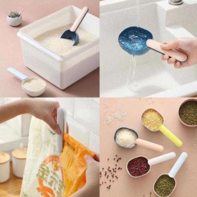 

Terlaris Promo Ardve Sendok Jepit Serbaguna Sendok Takaran Beras Tepung Rice Scoop
