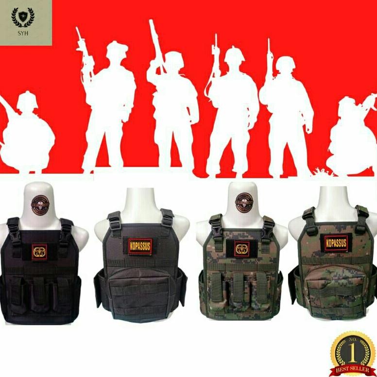 New Rompi Anak Kopassus[03] Rompi Anak Toys Rompi Anak Tentara Rompi Anak Kostum Profesi Rompi Anak 