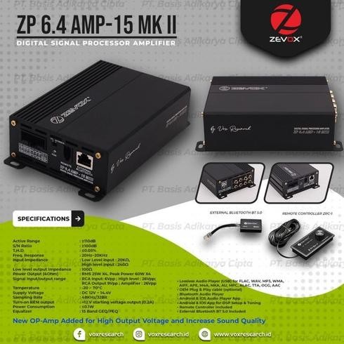 New processor zevox 6.4 audio mobil