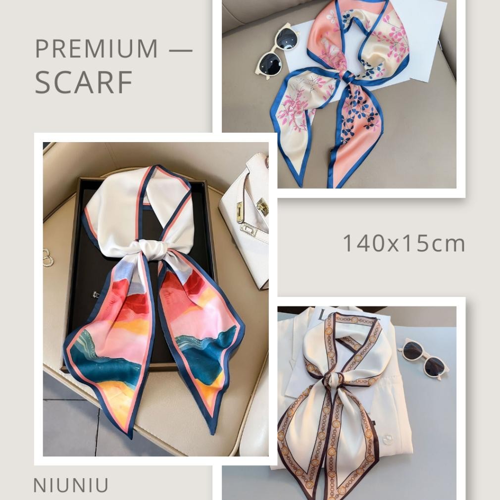[NEW MOTIF] Pum Scarf/ Scarf/Scarf Leher Wanita