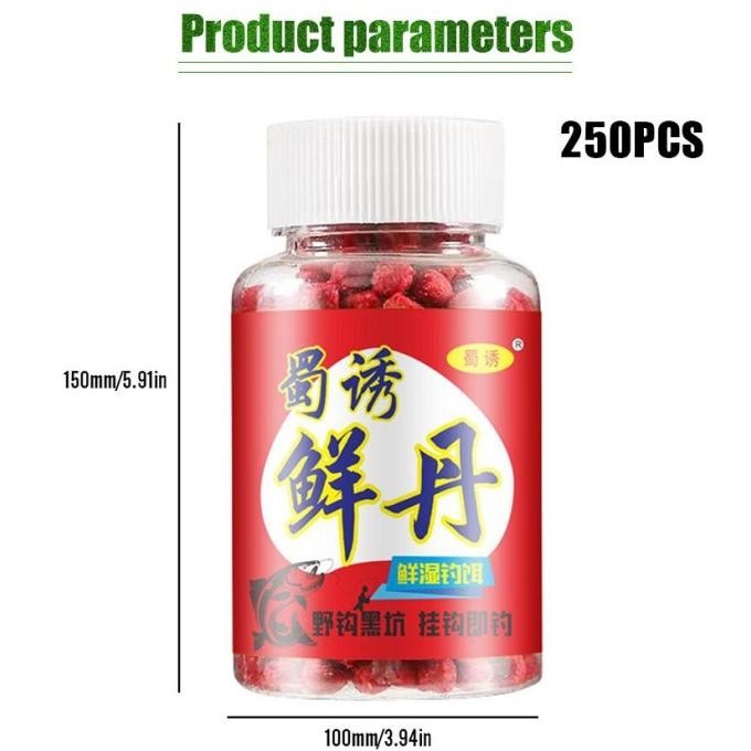 Terlaris Umpan Pancing Butiran Wangi Segar Pelet Umpan Ikan Untuk Semua Jenis Ikan, Ikan Mas Rumput 