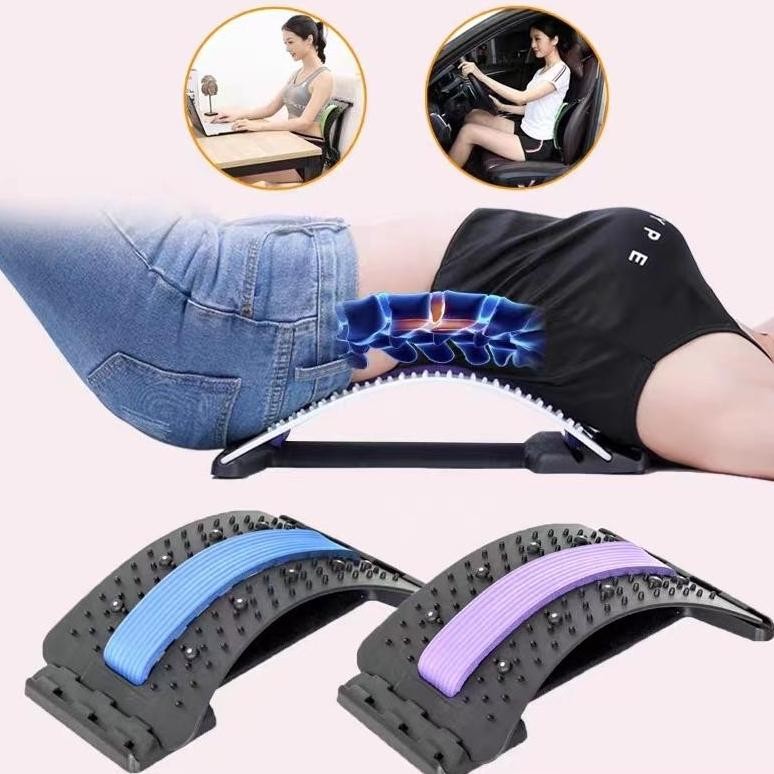 Alat Terapi Pinggang Sandaran terapi sakit pinggang tulang punggung lumbar spinal stretching Punggun
