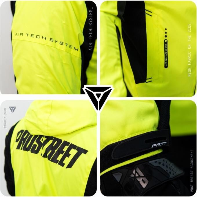 New Jaket Motor Prostreet Spectre Air Tech System Fluo