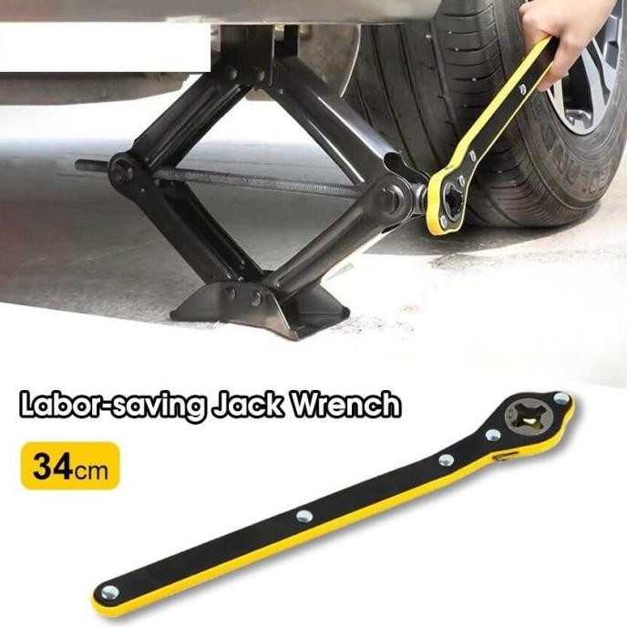 DONGKRAK Universal Kunci Dongkrak Mobil Wren Ratet Kunci Pas Dongkrak Mobil Dongkrak