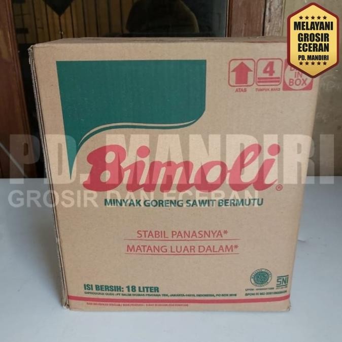 

EXP LAMA BIMOLI MINYAK GORENG BIB 18 L