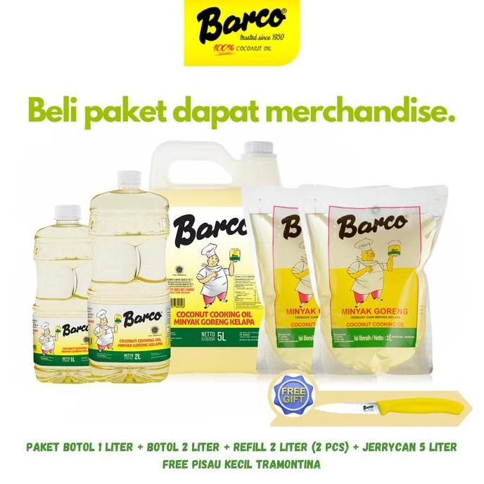 

EXP LAMA BARCO BOTOL 1L+ BOTOL 2L+ REFILL 2L(2)+ JERRYCAN 5L "FREE PISAU KECIL
