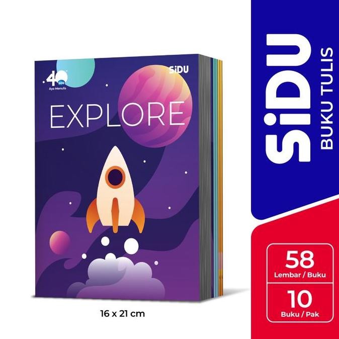 

SALE! SIDU BUKU TULIS 58 LEMBAR - 10 BUKU SDU EB 58