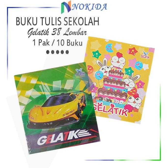 

SALE! NOKIDA BUKU TULIS SEKOLAH GELATIK 1 PACK [38 LEMBAR] / BUKU TULIS MURAH / BUKU 38 LEMBAR / BUKU TULIS 1 PAK / BUKU CATATAN SEKOLAH