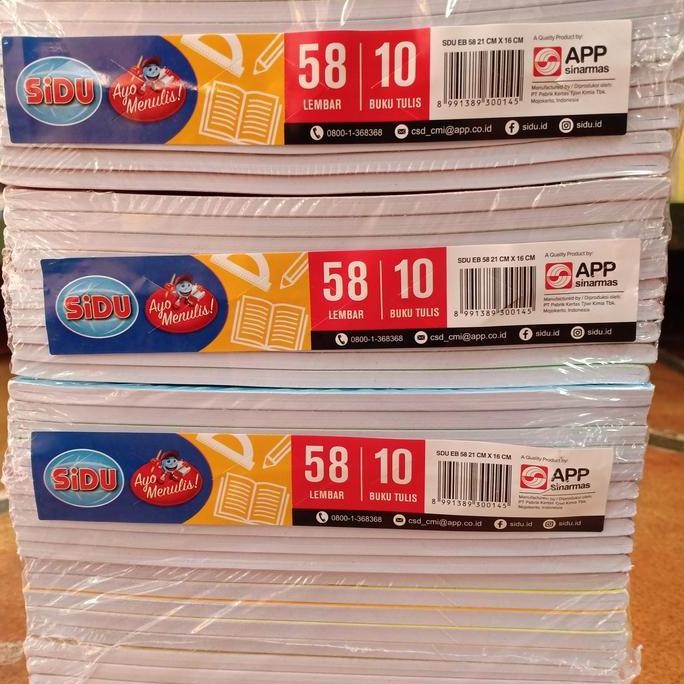 

SALE! BUKU TULIS SIDU ISI 58 LEMBAR
