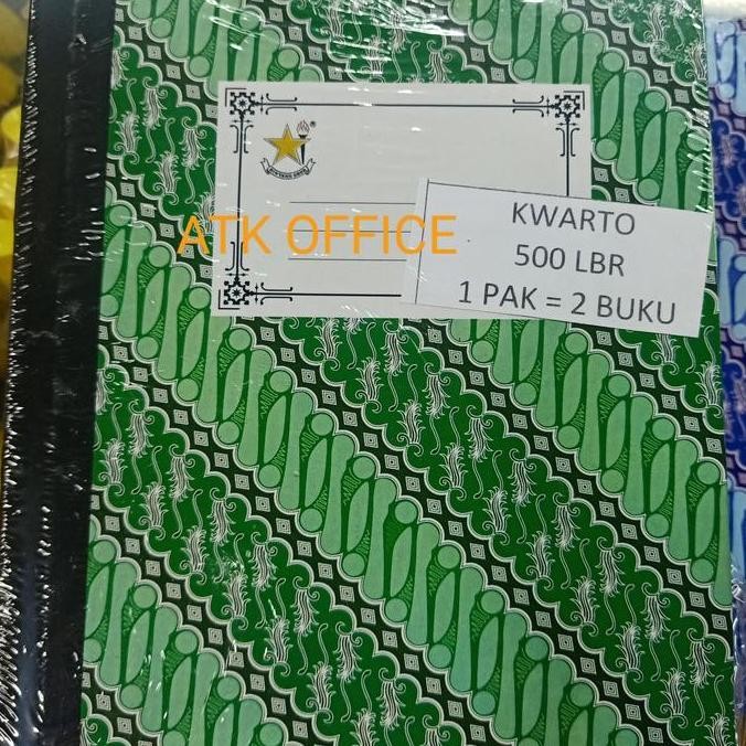 

SALE! BUKU TULIS QUARTO 500 LEMBAR BINTANG OBOR