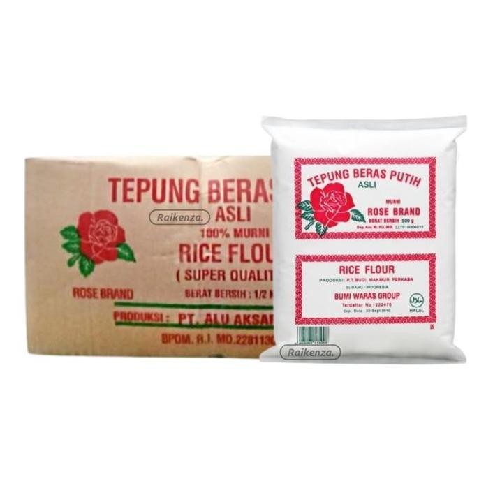 

Terlaris Tepung Beras Rose Brand 500Gr Dus Isi 20Pcs