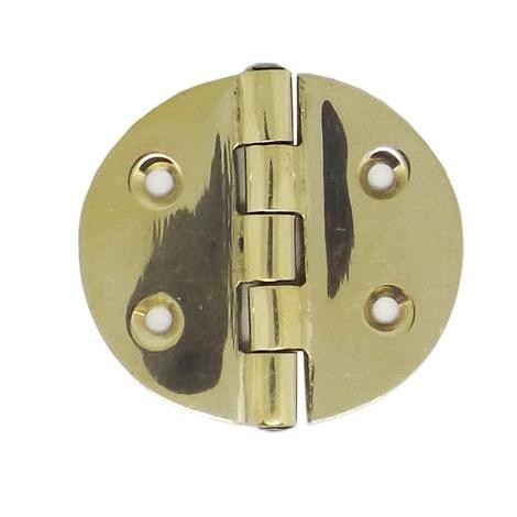 ~~~] 2" Engsel Bulat Pintu Meubel Lemari / Round Brass Hinge - HHN5010A