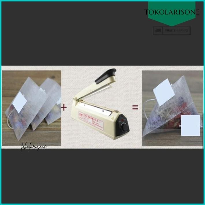 

BIODEGRADABLE CORN FIBER PYRAMID TEA BAG/KANTONG TEH SERAT JAGUNG 50PC