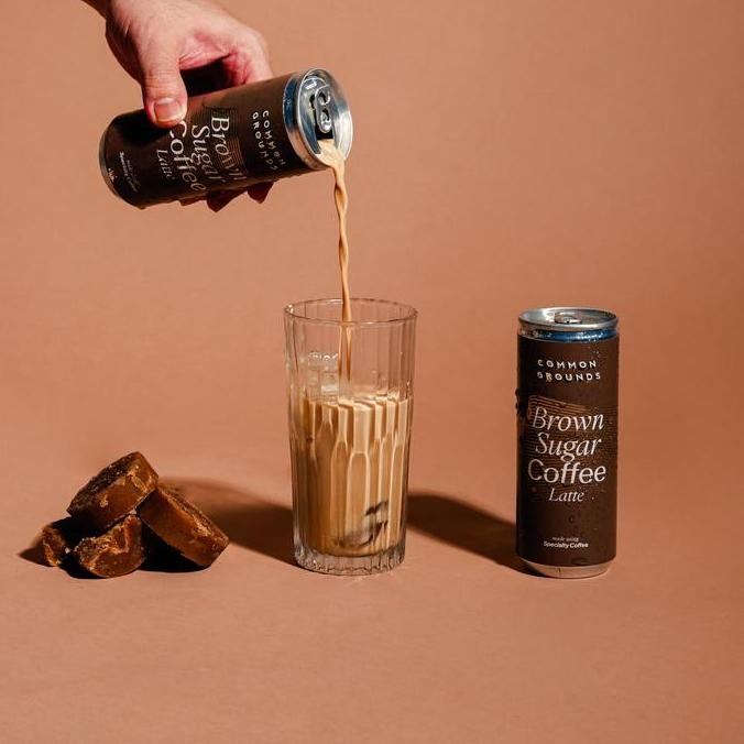 

ready stock Common Grounds Canned Coffee : Brown Sugar Latte
