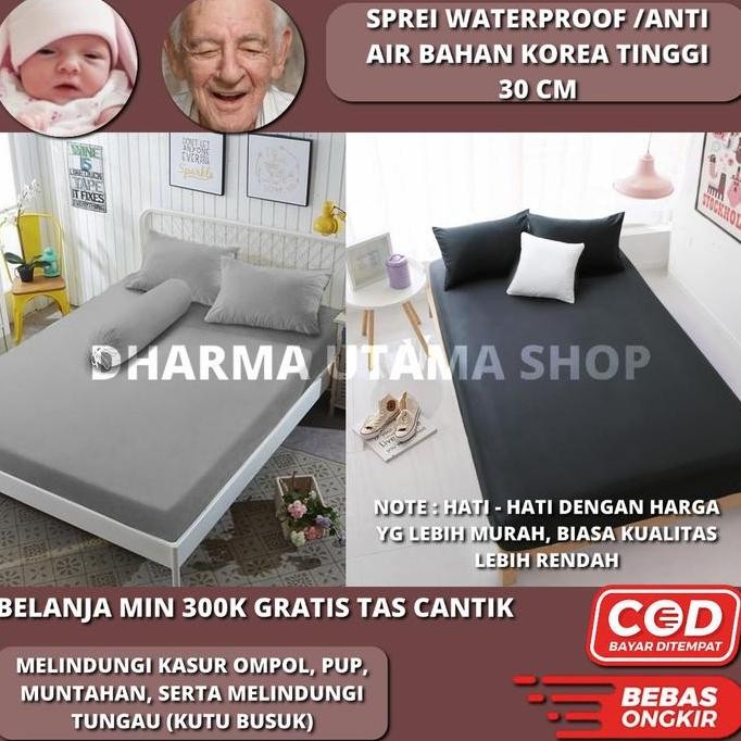 Sprei waterproof 140x200x30 MURAH