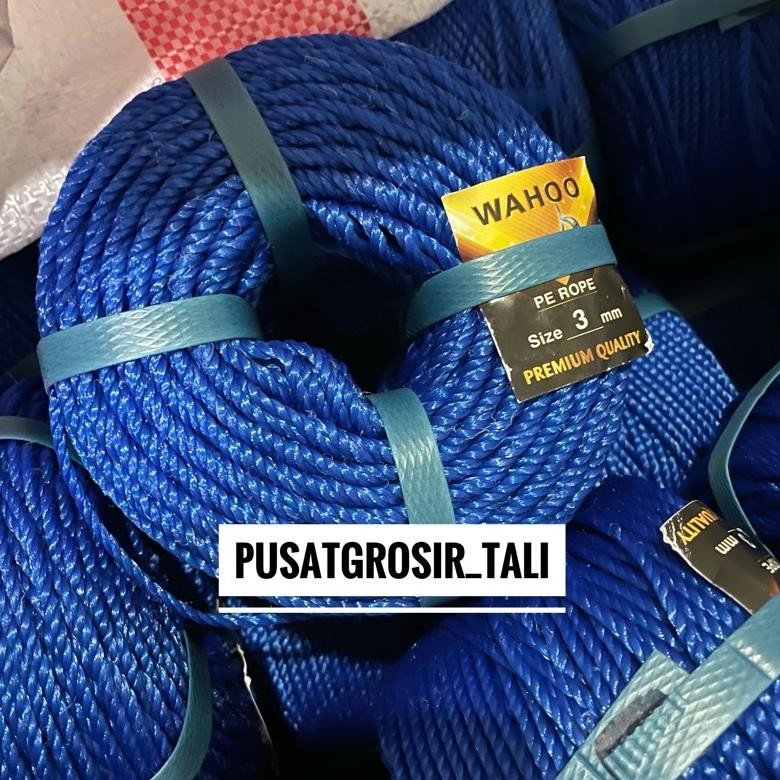 

Um57 QV21 Tali 3mm / Tali Tambang 3mm PE 1 ROL 0,6 KG Murah Original Murah