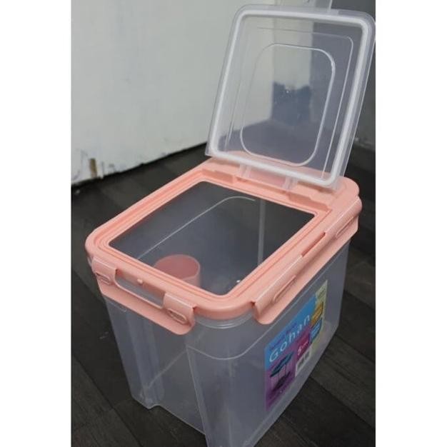 

Terlaris Gohan 5 Liter Tempat Beras Biji Bijian Tepung Serbaguna Kontainer Box
