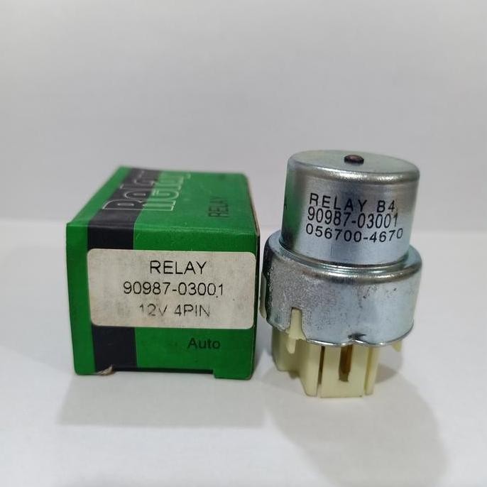 Relay Fan Radiator/Kipas Pendingin 12V Kaki 4/Kaki4 (K4) 90987-03001 Baik