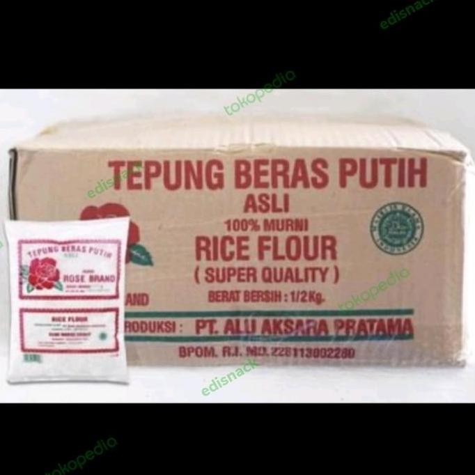 

Terlaris Tepung Beras Putih 1 Dus@ Isi 20 Pcs