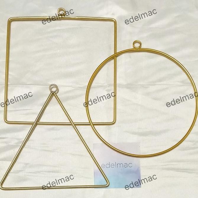 ready  Ring Kawat / Besi Macrame Dekor Gantungan Karangan Bunga | DIY Flower