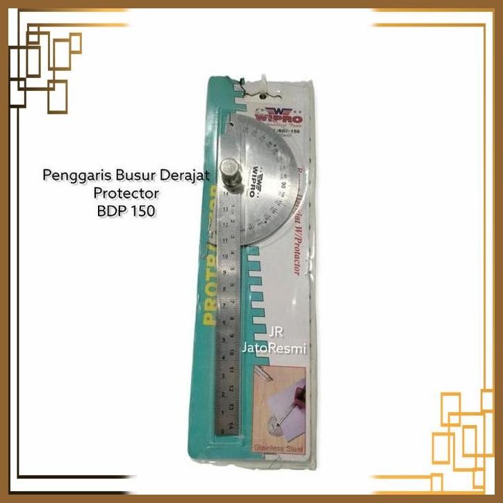 [JTR] PENGGARIS BUSUR DERAJAT PROTRACTOR BDP 150