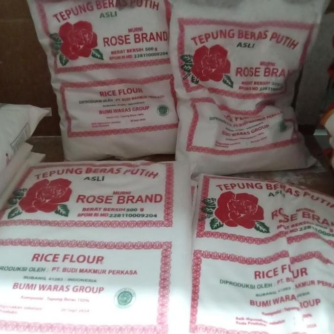 

Terlaris Tepung Beras Rose Brand 500Gr
