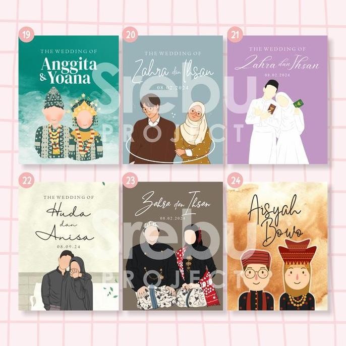 ready  (Isi 50 pcs) Souvenir Kalender Duduk Mini 2025 | Souvenir Pernikahan Putih Plastik Note