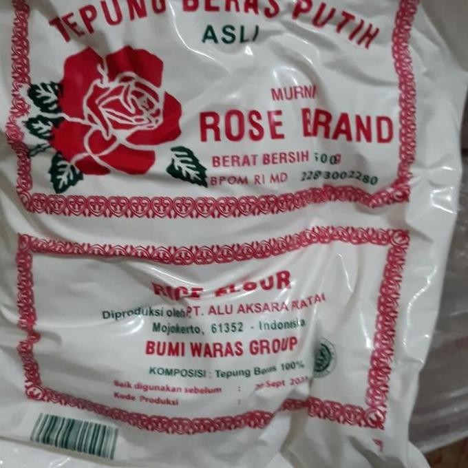 

Terlaris Tepung Beras Rose Brand 500Gr