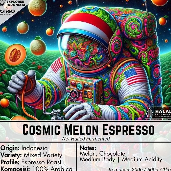 

ready stock Biji Kopi Espresso Arabika Cosmic Melon - Single Origin Arabica Coffee - EXplore Series - VOTRRO X COFFEE EXPLORER INDONESIA